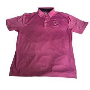 FootJoy Men's Vibrant Pink Polo